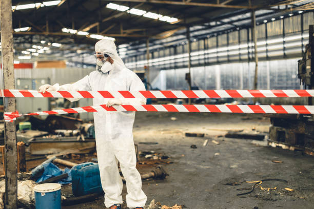 Professional Biohazard technician working in California Hot Springs, CA
